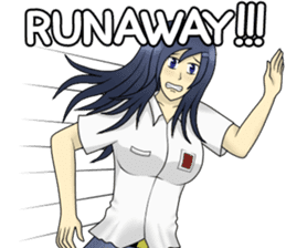 Lina the Indonesian Schoolgirl (English) sticker #12624306