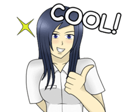 Lina the Indonesian Schoolgirl (English) sticker #12624309