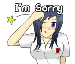 Lina the Indonesian Schoolgirl (English) sticker #12624310