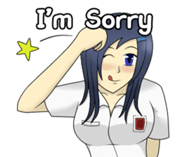 Lina the Indonesian Schoolgirl (English) sticker #12624310