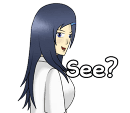 Lina the Indonesian Schoolgirl (English) sticker #12624312