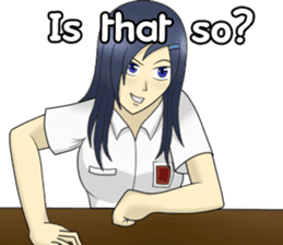 Lina the Indonesian Schoolgirl (English) sticker #12624316