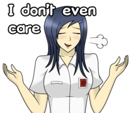 Lina the Indonesian Schoolgirl (English) sticker #12624318