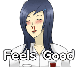 Lina the Indonesian Schoolgirl (English) sticker #12624320