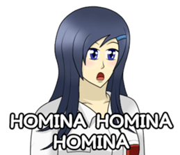 Lina the Indonesian Schoolgirl (English) sticker #12624323