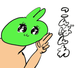 mukimukiusagichan sticker #12624528