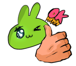 mukimukiusagichan sticker #12624544