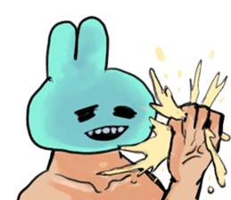 mukimukiusagichan sticker #12624560