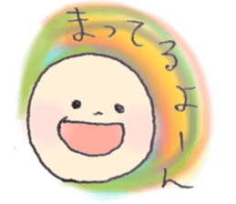 Circle man stickers will make you happy sticker #12624628