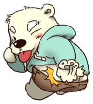 pola kuma 2 sticker #12624768