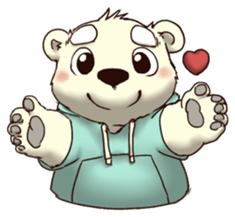 pola kuma 2 sticker #12624780