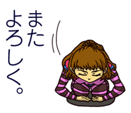 The occurrence during running 4 sticker #12625273