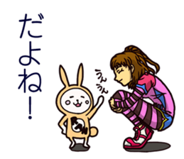 The occurrence during running 4 sticker #12625275