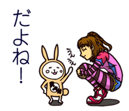 The occurrence during running 4 sticker #12625275