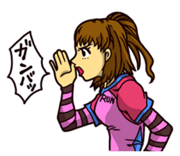 The occurrence during running 4 sticker #12625281