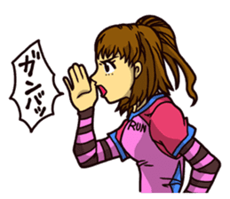 The occurrence during running 4 sticker #12625281
