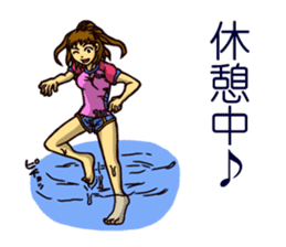 The occurrence during running 4 sticker #12625282