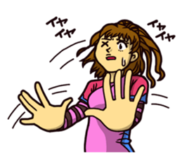 The occurrence during running 4 sticker #12625285