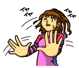 The occurrence during running 4 sticker #12625285
