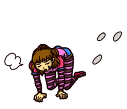 The occurrence during running 4 sticker #12625286