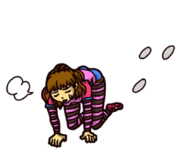 The occurrence during running 4 sticker #12625286