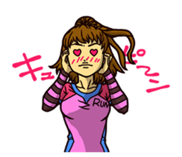 The occurrence during running 4 sticker #12625289