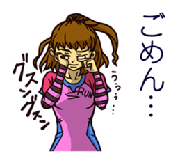 The occurrence during running 4 sticker #12625290