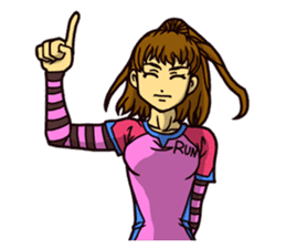 The occurrence during running 4 sticker #12625293
