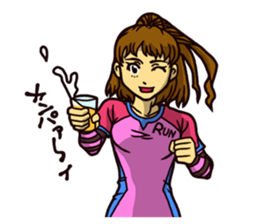 The occurrence during running 4 sticker #12625294