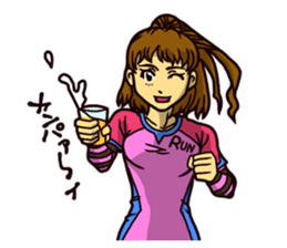 The occurrence during running 4 sticker #12625294