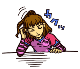 The occurrence during running 4 sticker #12625298