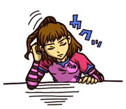 The occurrence during running 4 sticker #12625298