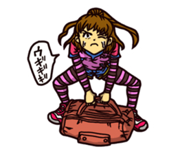 The occurrence during running 4 sticker #12625299