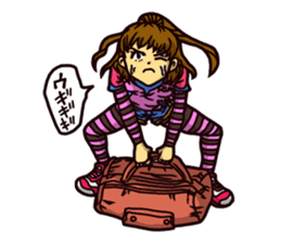 The occurrence during running 4 sticker #12625299