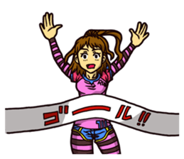 The occurrence during running 4 sticker #12625301