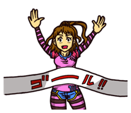The occurrence during running 4 sticker #12625301