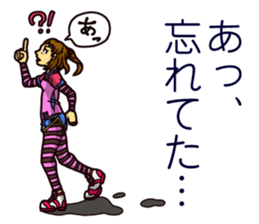 The occurrence during running 4 sticker #12625304