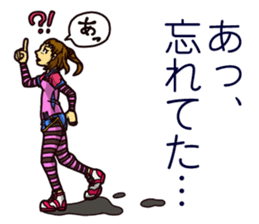 The occurrence during running 4 sticker #12625304