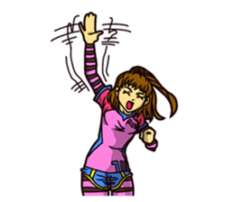 The occurrence during running 4 sticker #12625305