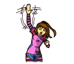 The occurrence during running 4 sticker #12625305