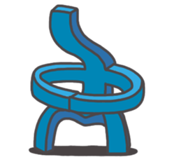 Cube man sticker #12625484