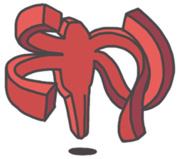 Cube man sticker #12625488