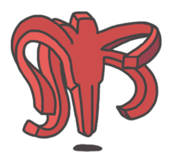 Cube man sticker #12625493