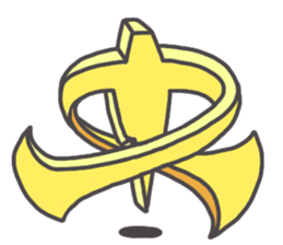 Cube man sticker #12625495