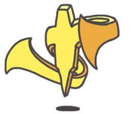 Cube man sticker #12625501