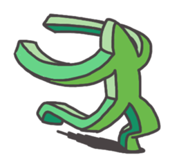 Cube man sticker #12625504