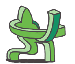 Cube man sticker #12625508