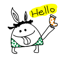 FUNNY rabbit (NO.1) sticker #12625894