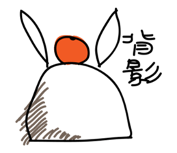 FUNNY rabbit (NO.1) sticker #12625905
