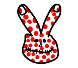 FUNNY rabbit (NO.1) sticker #12625915